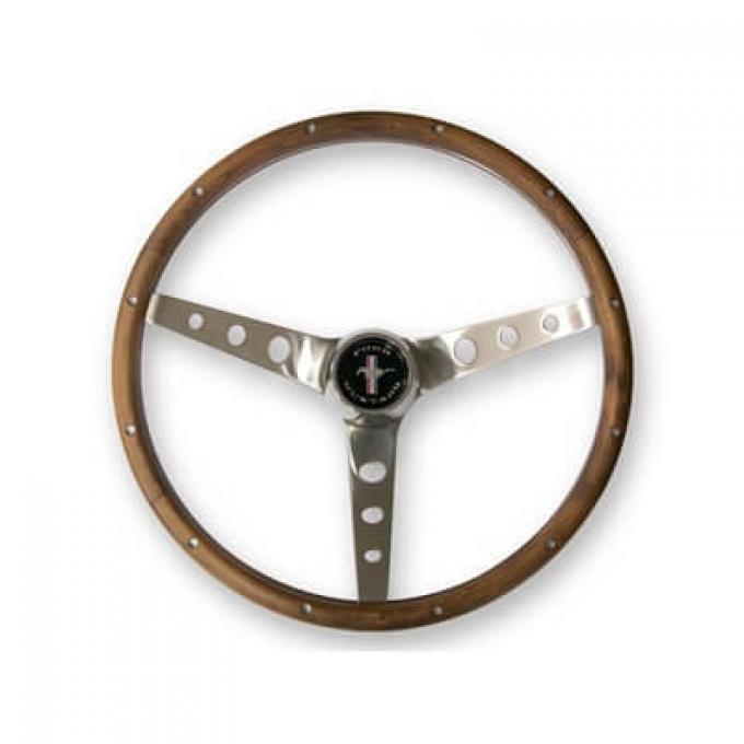 15" WOOD STEERING WHEEL