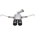 Injen axle-back exhaust installed view