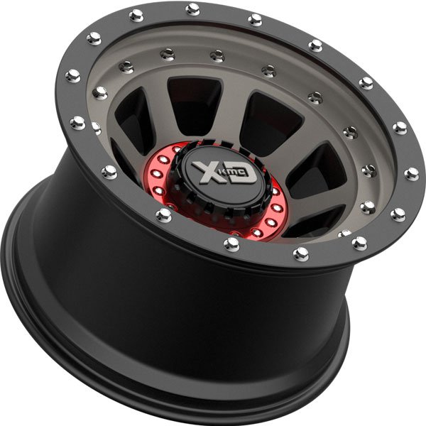 KMC Wheels black auto part