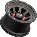 KMC Wheels black auto part