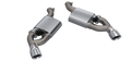 QTP 16-18 Chevrolet Camaro SS 6.2L 304SS Screamer Axle Back Exhaust w/4.5in Dual Tips