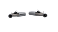 QTP 16-18 Chevrolet Camaro SS 6.2L 304SS Screamer Axle Back Exhaust w/4.5in Dual Tips