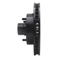 R1 69-96 Buick Estate Wagon Front Right Drilled & Slotted Black Brake Rotor