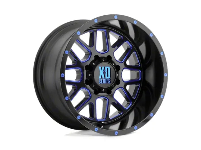 XD820 18X9 5X5.0 S-BLK MILL BTCC -12MM
