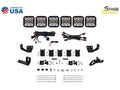 Diode Dynamics - SS5 6-Pod CrossLink Mounting Kit for Prinsu/Sherpa Roof Racks, Pro Yellow Driving