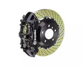 Brembo 20+ Corvette C8/C8 Z51 Front GT BBK 6 Piston Cast 380x32 2pc Rotor Drilled-Black