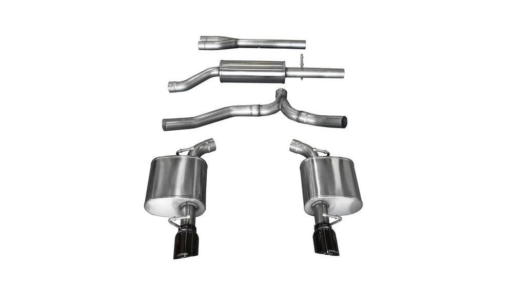 CORSA Performance black cat-back exhaust