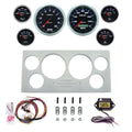 AutoMeter Cobalt 73-79 Ford Truck Direct-Fit Billet Panel/Gauge Kit - 3-3/8in. (x2) & 2-1/16in. (x4)