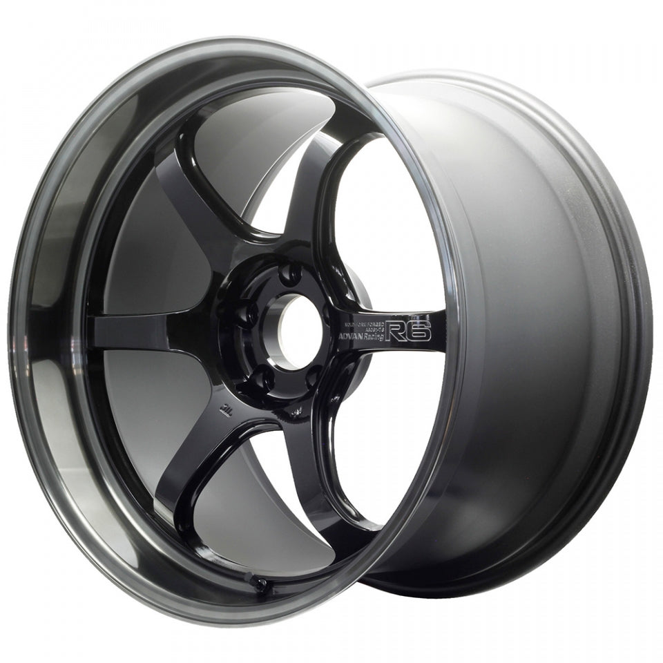Advan R6 20x9 +48mm 5-112 Machining & Black Coating Graphite Wheel