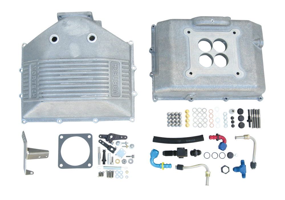 Carburetor Enclosure Assy w/Demon Fuel Lines Universal Satin Finish