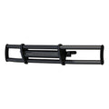 MILESTONE BLACK STAINLESS BUMPER GUARD WITH LED LIGHT BAR