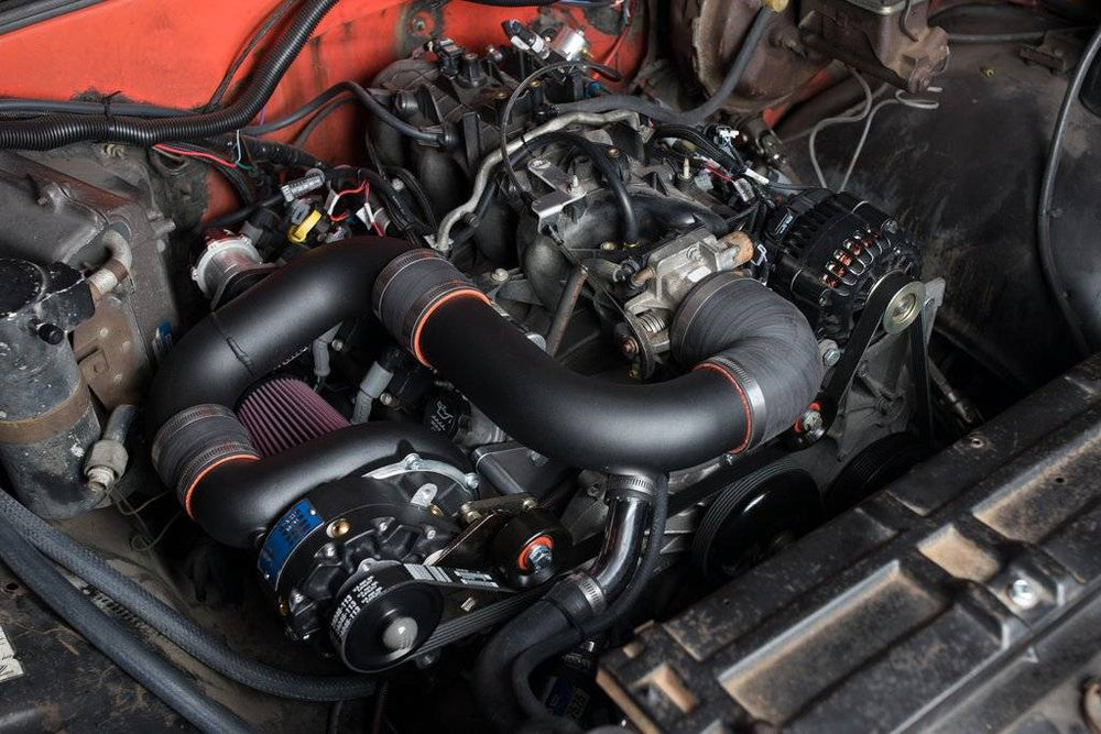 2005-2007 Hummer H2 Supercharging System w/V-3 Si-Trim AND Afterooler Polished