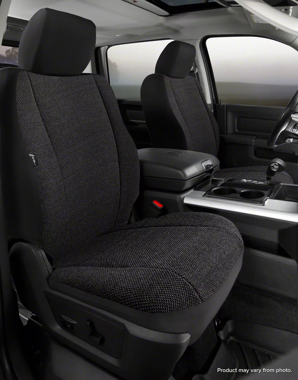 0307 SILVERADO/SIERRA TRS FRONT SEAT COVER BLACK