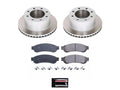 Power Stop 10-12 Ford F-350 Super Duty Rear Semi-Coated Rotor Kit