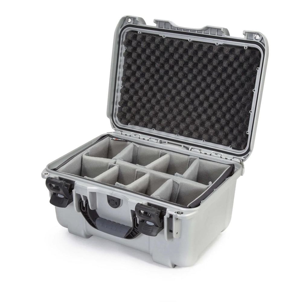 NANUK CASE W/LID ORG.W/DIVIDERSILVER