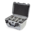 NANUK CASE W/LID ORG.W/DIVIDERSILVER