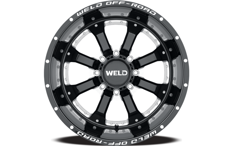 Weld black auto part