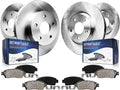 R1 E- Line Series Brake Rotor - D/S - Black w/ Ceramic Pads Hdw Fits Mercedes-Benz B200
