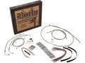 Burly Brand Control Kit 18in Gorla / 19in Louie Bar - Stainless Steel