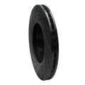 R1 13-20 BMW 440I Coupe Front Right Drilled & Slotted Black Brake Rotor