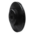 R1 13-20 BMW 440I Coupe Front Right Drilled & Slotted Black Brake Rotor