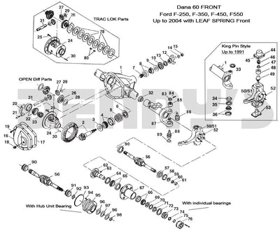 Dana auto part