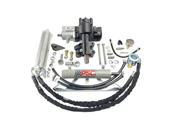 Cylinder Assist Steering Kit weld-on 6.75 afm axle 1.625 tie rod Gladiator JT/Wrangler EHPS