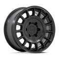 BR015 17X8.5 5X5.0 M-BLK 25MM