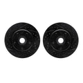 R1 Concepts Brake Rotor- D/S - Black Fits Ford Country
