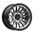 ~(32 lbs. 20X20X12)~ IMPACT 17x9 5x127.00 SATIN BLACK MACHINED (-12 mm)