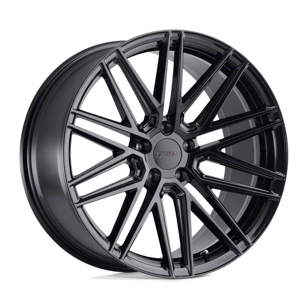 TSW Alloy Wheels black auto part