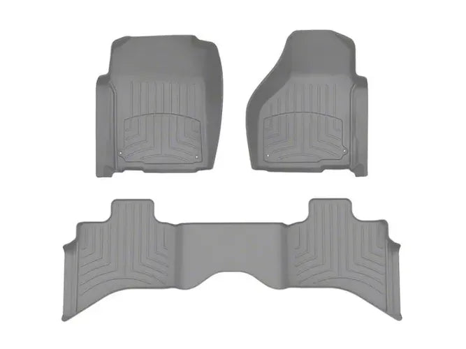 WeatherTech Grey Front Rear FloorLiner HP Fits -20-24 Dodge RAM 464651IM-462162IM