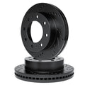 R1 Concepts Brake Rotor- D/S - Black Fits Ford E-150