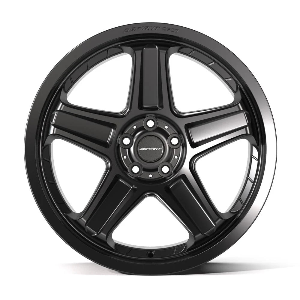 DEFIANT DF07 20X9.5 5X115MM +15ET MATTE BLACK