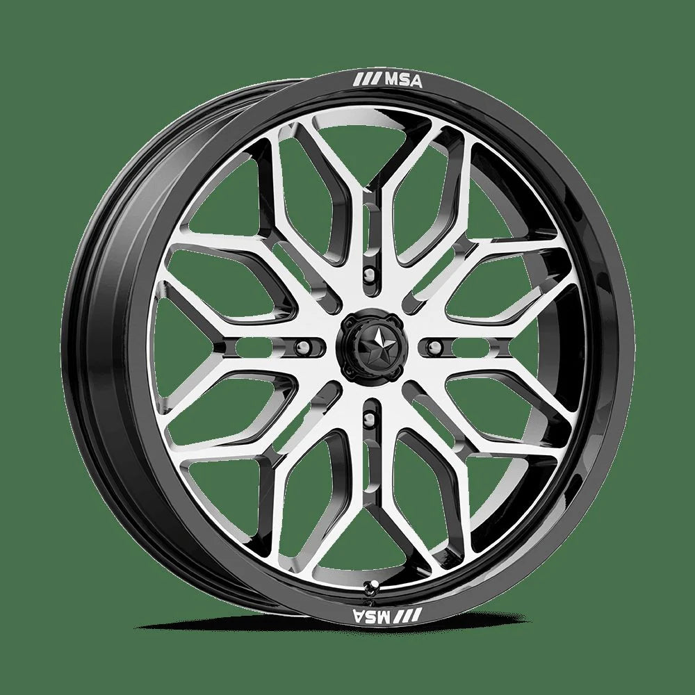 MA47 18X7 4X137 G-BLK-MACH 10MM