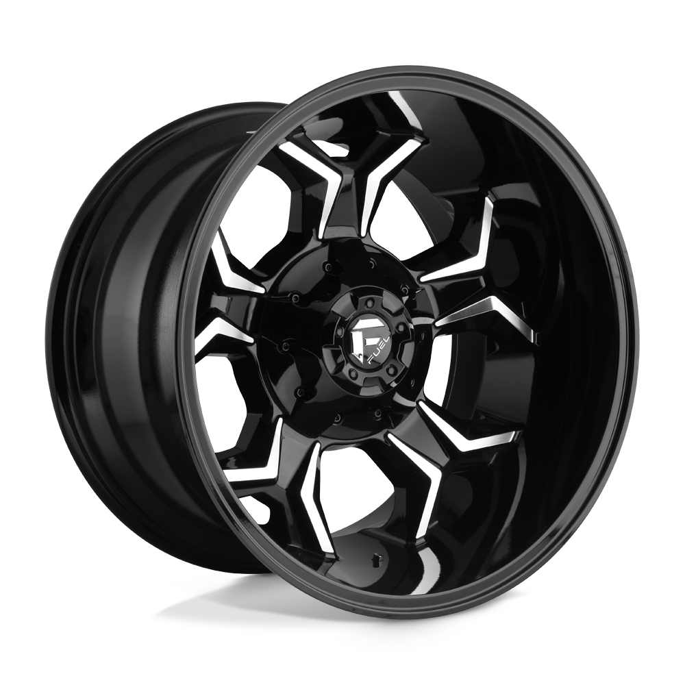 D606 20X12 8X6.5 GL-BLK-MIL -44MM