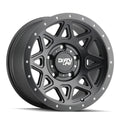 ~(34 lbs. 19X19X10)~ THEORY (9305) MATTE BLACK 17X9 6-139.7 -12mm 106mm