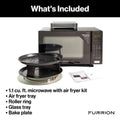 MICROWAVE OVEN WITH BUILT-IN AIR FR