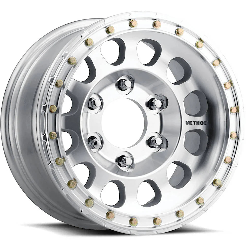 Method MR103 Buggy Beadlock 15x7 -25mm Offset 5x205 160mm CB Raw Machined w/BH-H24100 Wheel