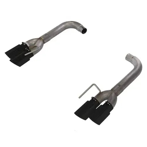 AXLE BACK EXH 18C MUSTANG GT SPLIT R QUAD EXIT 3INQUAD 304 SS BLK COATED TIPS I