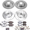 Power Stop 2013 Audi A3 Front & Rear Z26 Street Warrior Brake Kit