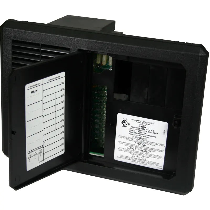 AC/DC DISTRIBUTION PANEL & INTELIPOWER 60AMP CONVERTER W/BUILTIN CHARGE WIZARD