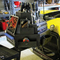 3TIER STEEL MOBILE REVOLVING TOOL CART