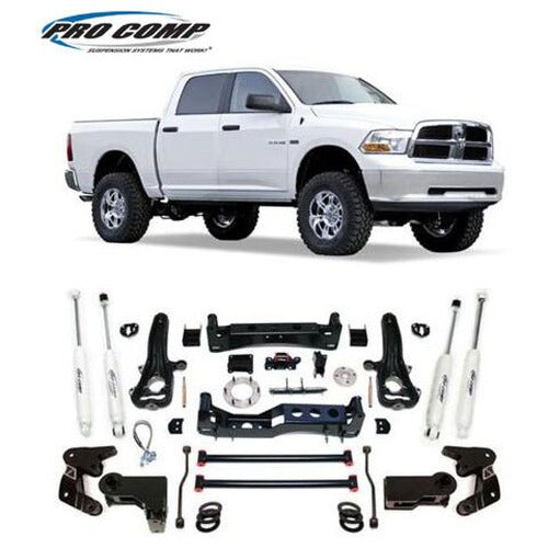 Kit 6In Stage II 09-11 Dodge Ram 1500 2Wd And 4WD Gas With Front/Rear Pro Runner Shocks