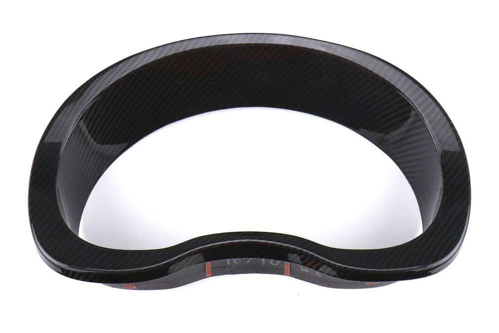 OLM LE Dry Carbon Fiber Speedometer Cluster Trim Cover - 2015 WRX 2015 STI 2014 Forester