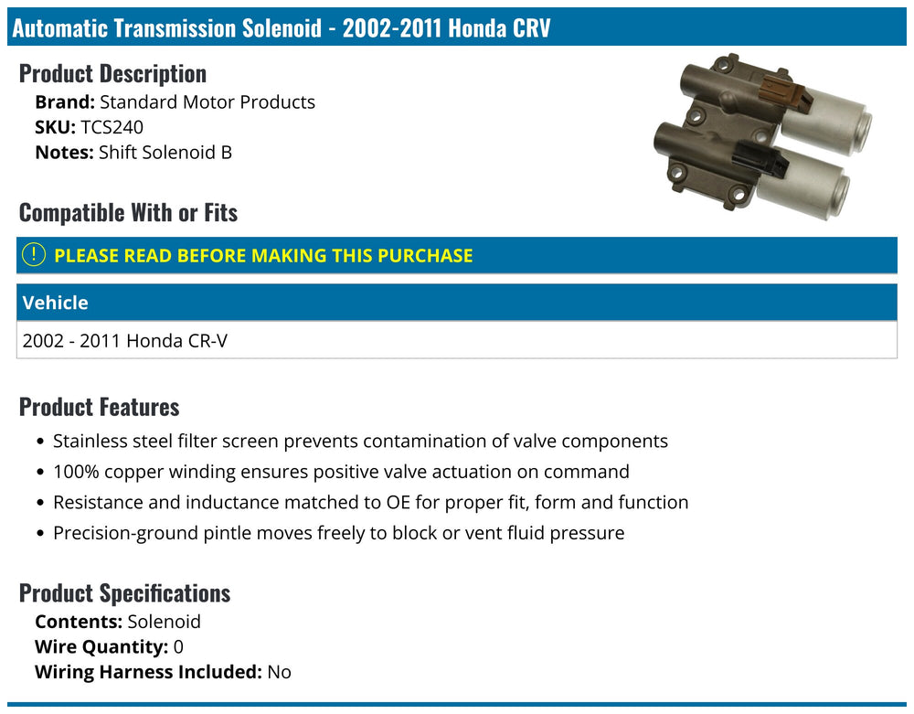 TRANSMISSION CONTROL SOLENOID