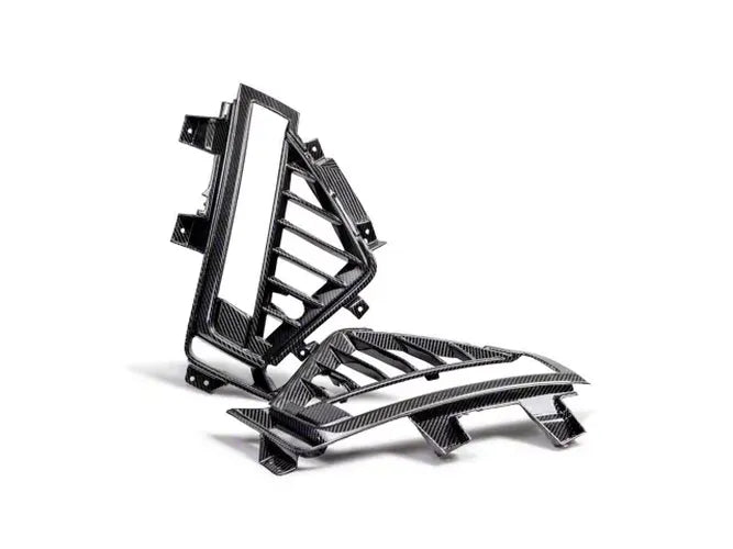 Anderson Composites 22-24 Cadillac CT5 Black Wing Type-OE Carbon Fiber Side Grilles