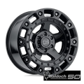 BR CINCO GLS BLK 20X9.5 5X150