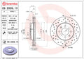 Brembo 90-01 Acura Integra/90-05 Honda Civic Front Premium Xtra Cross Drilled UV Coated Rotor