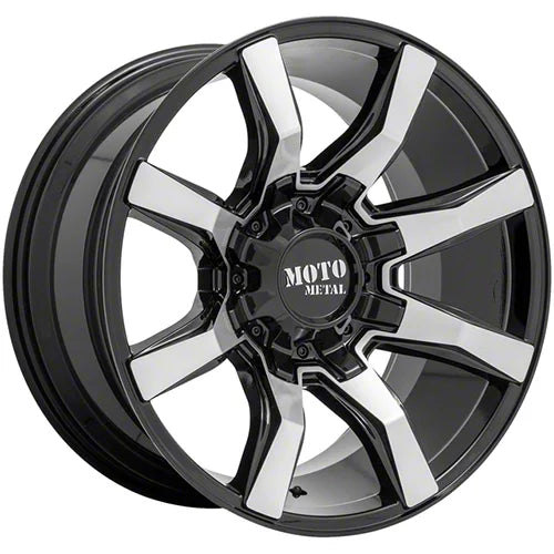 MO804 SPIDER 20X9 6X135/5.5 00MM GLOSS BLACK MACHINED